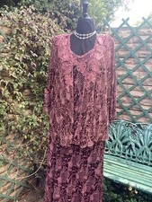 Ann Balon 4XL Italian Lace Mother Of The Bride 3 Piece Outfit Size XXXXL 24 26