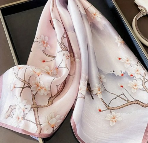 Stunning 100 pure silk square - stunning,