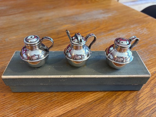Vintage epns piece cruet set - vintage,