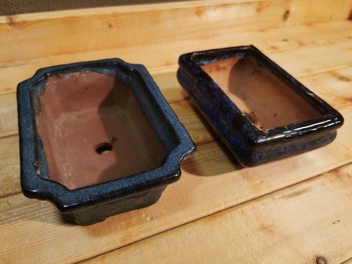 Two smaller ceramic painted - two,