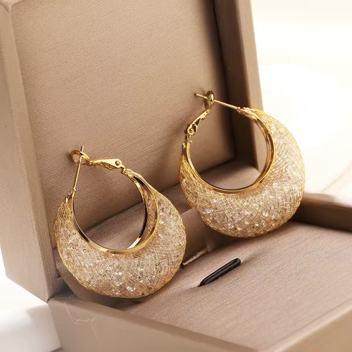 9ct gold plated full stone - plated,