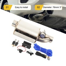 76mm Exhaust Muffler Kit Universal fits most cars with 3" inlet