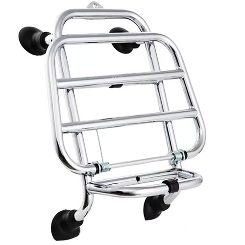 Chrome front rack for vespa - chrome,