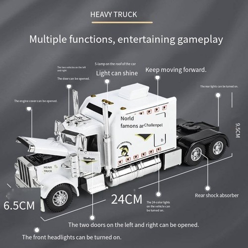 Die cast truck - trailer, vehicle