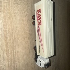 Vintage  Corgi Red  Metal LORRY TRUCK & TRAILER Toy