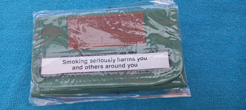 Golden virginia tobacco pouch - golden,