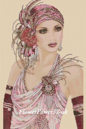 Art deco lady - deco,