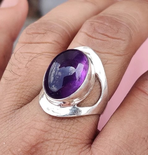 Amethyst ring silver 925 - amethyst,