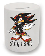 Sonic the Hedgehog Shadow personalised money box 