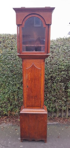 Oak longcase case for x - ,