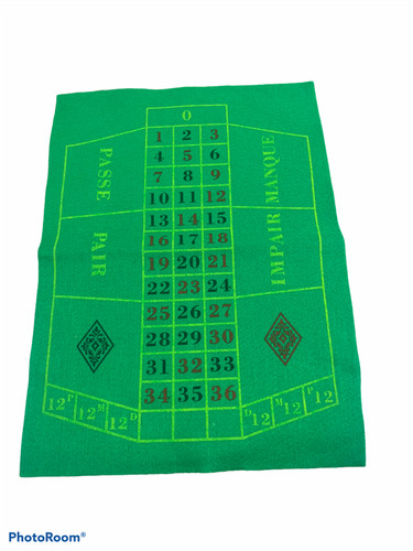 Small mini roulette felt - mini,