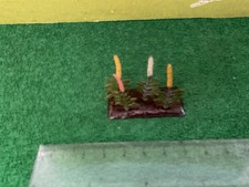 Vintage Britains Lead Floral Garden. 1930s 4 X Assorted Coloured Foxgloves .