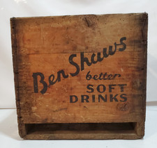 Vintage Ben Shaws Drinks Crate