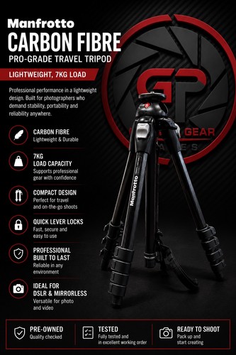 Manfrotto carbon fibre - carbon,