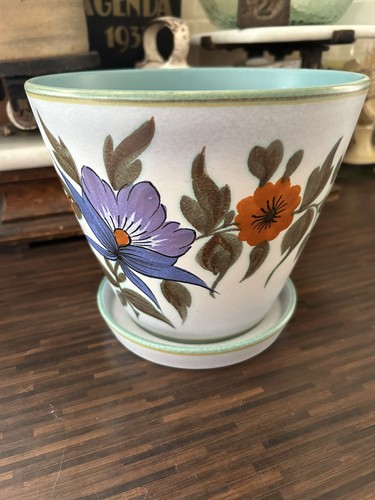 Vintage gouda pottery plant - gouda,