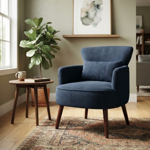 Luxurious blue corduroy - luxurious,