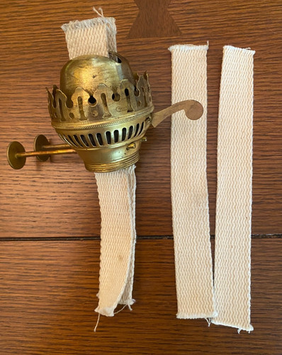 Vintage oil lamp burner double - burner,