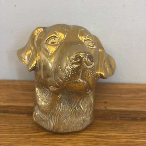 Brass wall hanging - , labrador