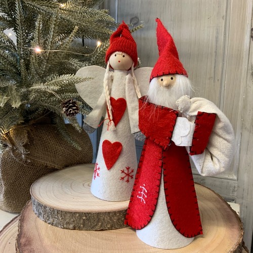 Felt father christmas tree - felt,