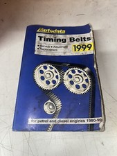 Autodata Timing Belts For Petrol & Diesel Engines 1980-1999 Book