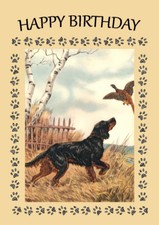 GORDON SETTER AND BIRD DOG