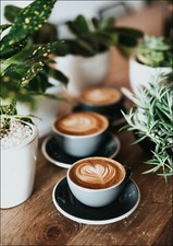 COFFEE AESTHETIC PHOTO -BLACK