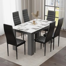 Wooden Dining Table Set With 4