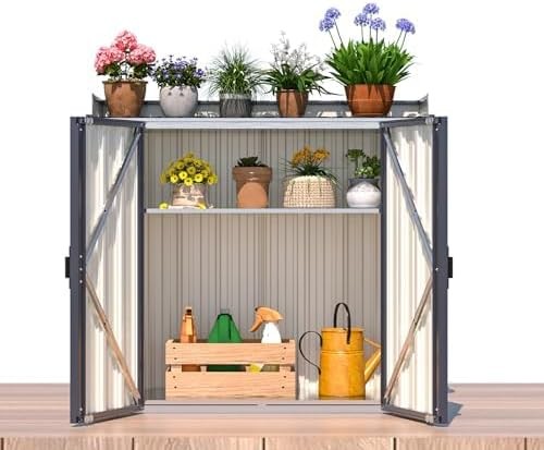 Metal garden storage - metal,