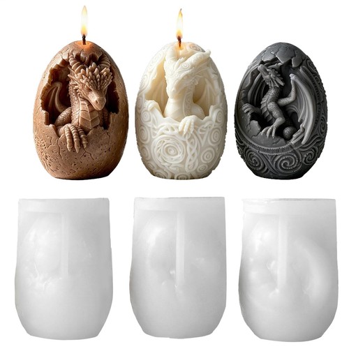 Dragon egg mold - dragon,