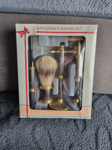 Vintage gentleman shaving - gentleman's,