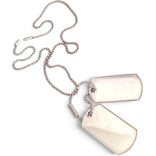 Gucci double dogtag necklace - gucci,