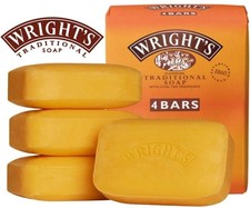 Wrights Coal Tar Soap 100g x12 Bars Traditional Antiseptic Cleanser Skincare