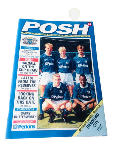 Football programme - football,