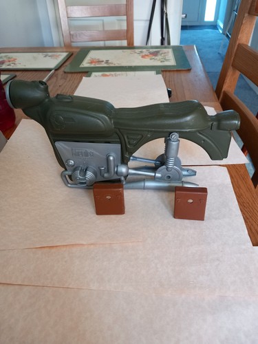 Action man vintage motorbike - man,