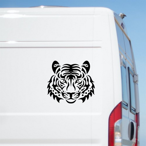 Tiger head face sticker - tiger,
