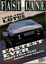 FAST LANE MAGAZINE JUL-1989 - BMW M3 Convertible E30, Lotus Esprit, XR3i Cabrio