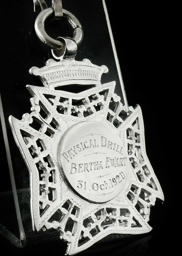 Sterling silver pocket watch - sterling,