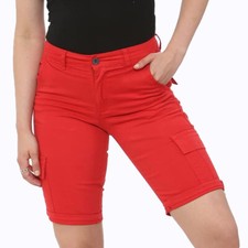 Womens Ladies Cotton Knee
