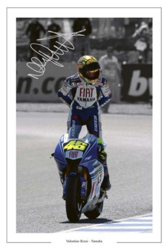 Valentino rossi yamaha signed - rossi,