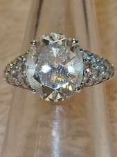 Beatiful Stunning Ring 925 Silver TOVA Size M