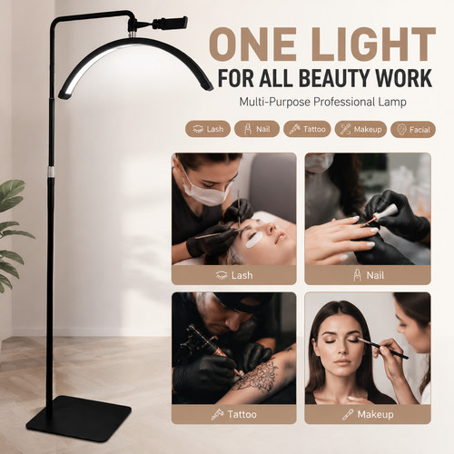 Half moon led - moon, lamp