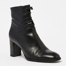 Vivien Lee Black Leather Lace