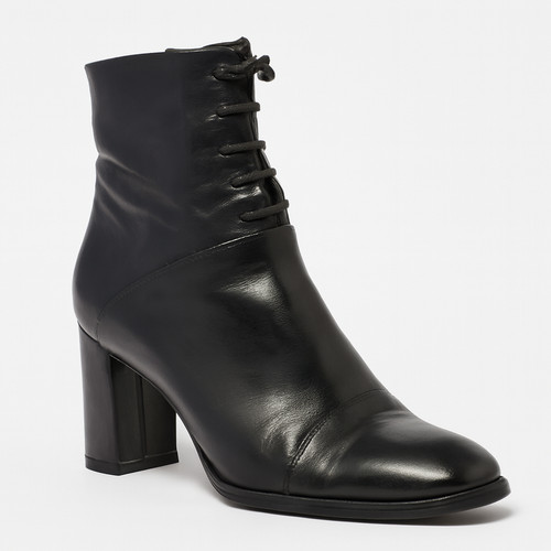 Vivien lee black leather - black,