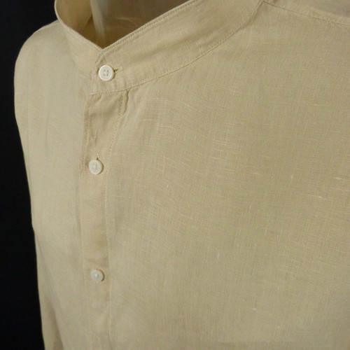 Mens pure linen shirt - linen,