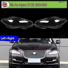Pair Headlight Lens For Jaguar
