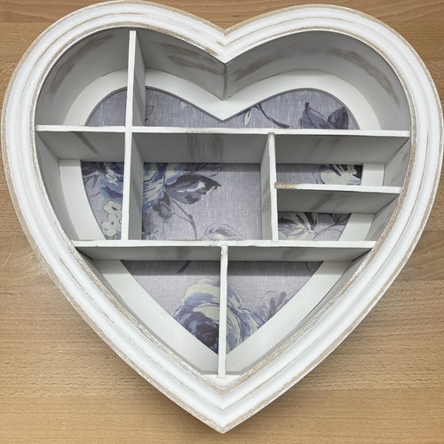 White heart wall shelf - white, shelf,