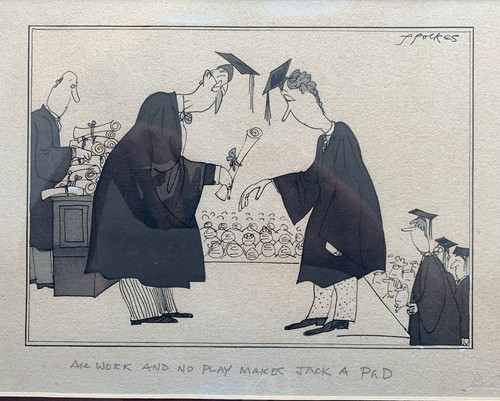 Michael ffolkes pen ink - michael, ffolkes,