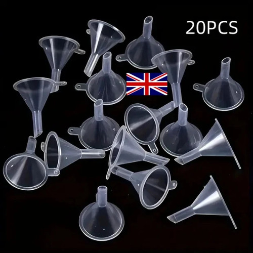 20pcs mini clear funnels - 20pcs,