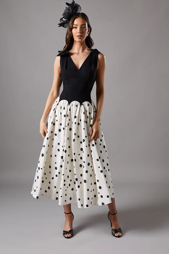 Coast mono midi dress womens - mono,