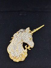 Swarovski Enamelled Unicorn Brooch ?  New and never worn 